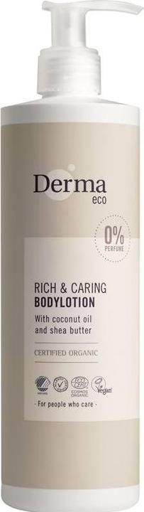 Deroma DERMA Eco Rich & Caring Bodylotion balsam do ciała 400ml (Körperlotion, 400 ml)