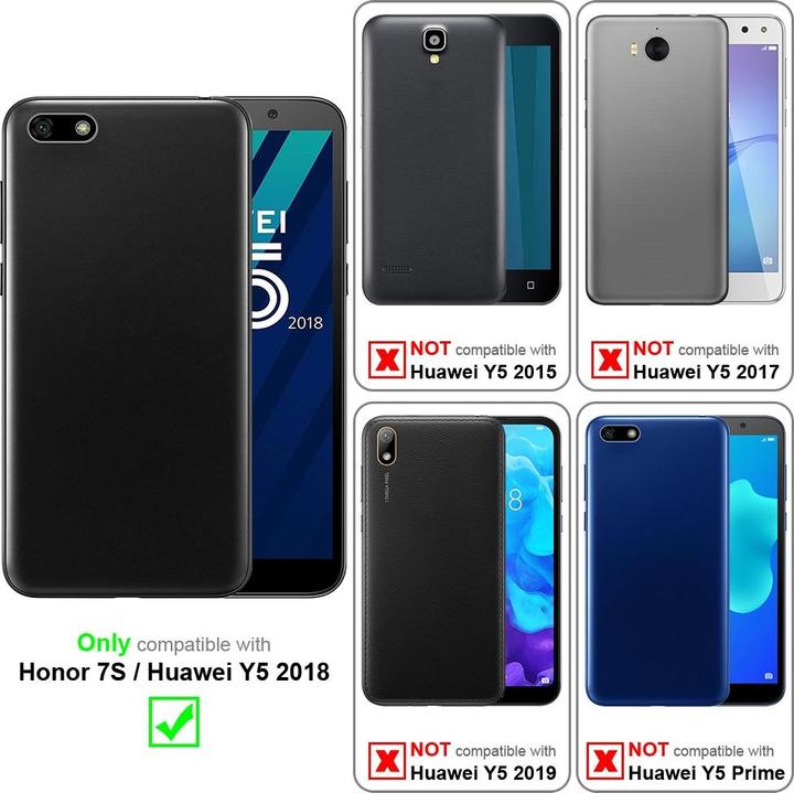 Actual product image Cadorabo Chain case for Honor 7S / Huawei Y5 2018 necklace cover adjustable