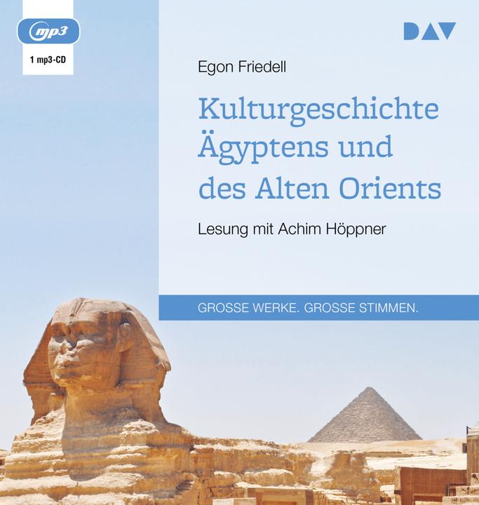 Actual product image Cultural History of Egypt and the Ancient Near East (Egon Friedell, Achim Höppner, German)