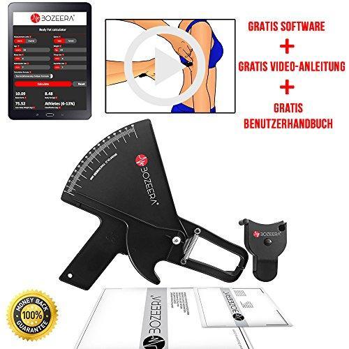 Image du produit Bozeera Pince à graisse corporelle et appareil de mesure de la graisse corporelle