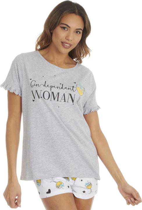 Immagine prodotto Slumber Party Pigiama corto donna/donna Gin-dipendente (M)