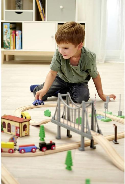 Actual product image Eichhorn EH railroad, railroad set with bridge