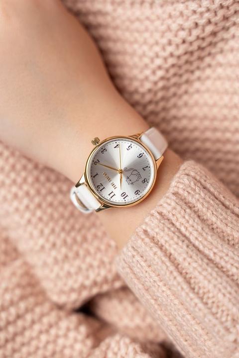 Actual product image Paul Lorens Cat Ladies Watch 12491A-3C2 (175 mm)