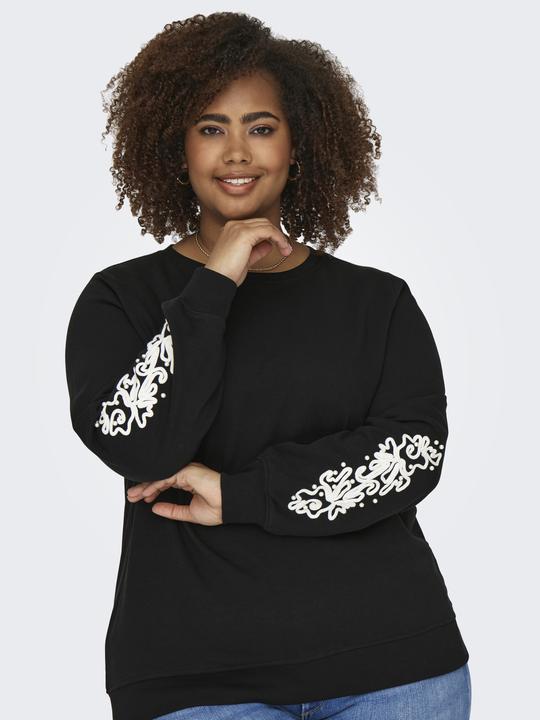 Produktbild Only Normal geschnitten Rundhals Tief angesetzte Schulter Sweatshirt Sweatshirt (M)