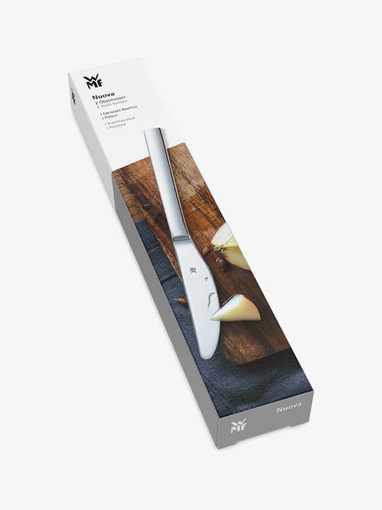Produktbild WMF Obstmesser Set 2tlg Schälmesser 18cm Nuova Edelstahl poliert (2 Stück, Messer)