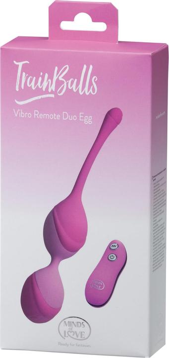 Minds of Love TrainBalls Vibro Remote Duo Egg pink