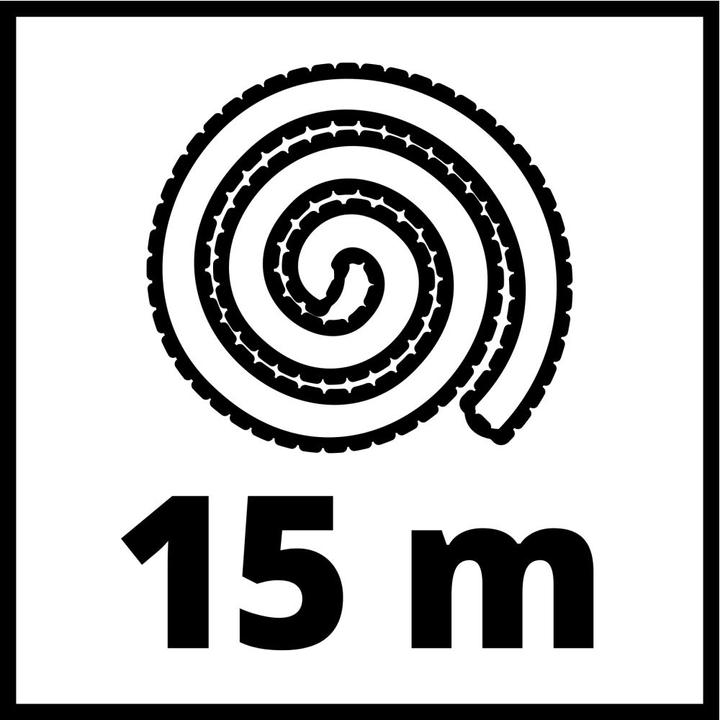 Actual product image Einhell High pressure washer accessories pipe cleaning hose 15 m