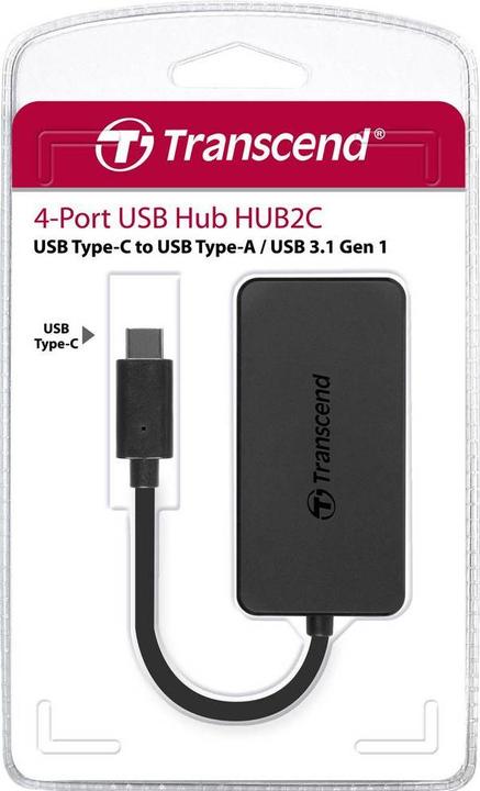 Produktbild Transcend TS-HUB2C (USB-C, 4 Ports)
