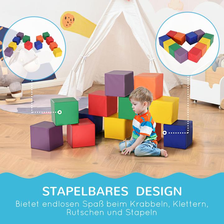 Image du produit Homcom Blocs de mousse en kit de 12 pièces