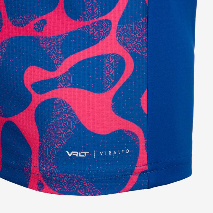 Actual product image Kipsta Kids football shirt short sleeve - Viralto Aqua blue/pink (6, 7, 8)