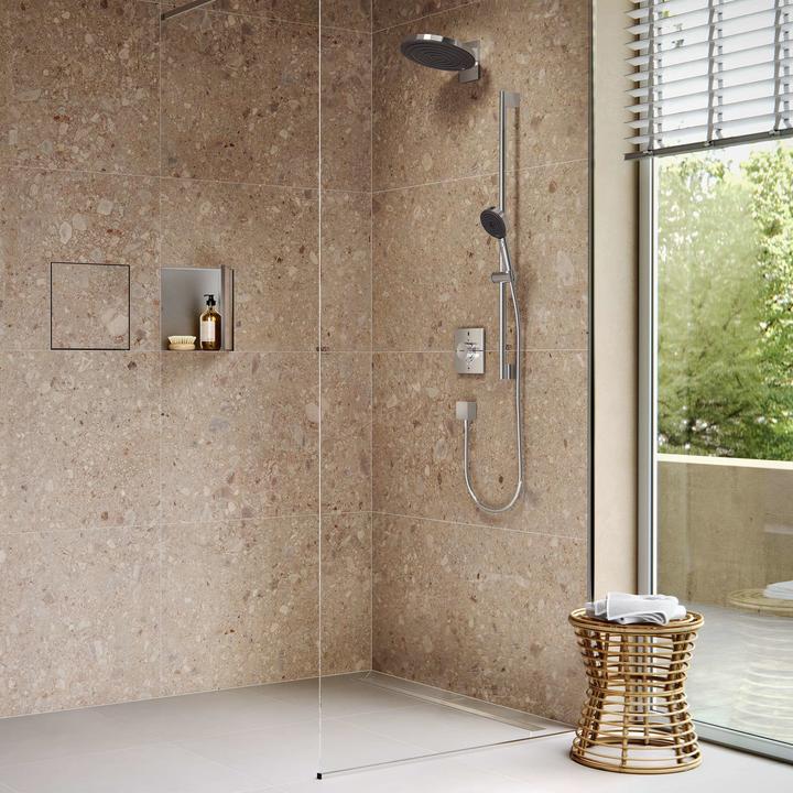 Actual product image hansgrohe HG RainDrain Original prefabricated shower channel set 600mm (600 mm)