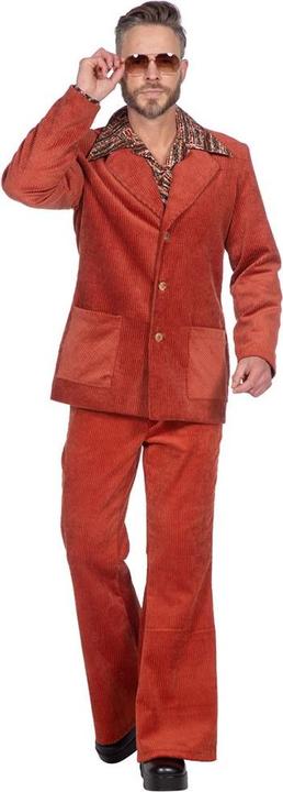 Actual product image Wilbers Men's 70s Retro Suit George, brown (L)