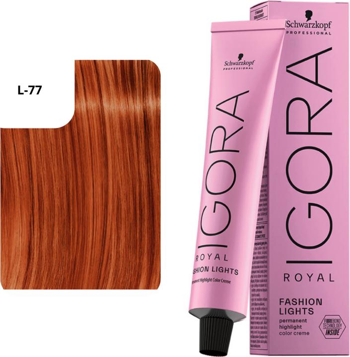 Image du produit Schwarzkopf Professional Igora Royal Fashion Lights - L-77 Cuivre (L-77 Cuivre)