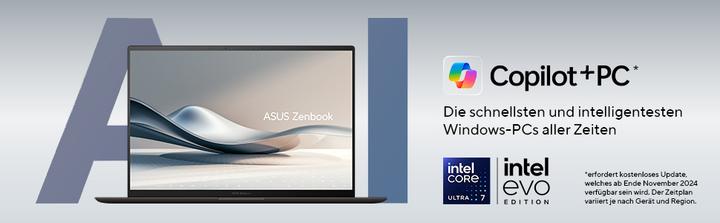 Actual product image ASUS Zenbook S 14 (14", Intel Core Ultra 7 256V, 16 GB, 1000 GB, DE)