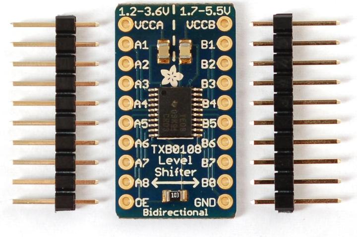Actual product image Adafruit 8-channel Bi-directional Level Converter TXB0108 (Dock)