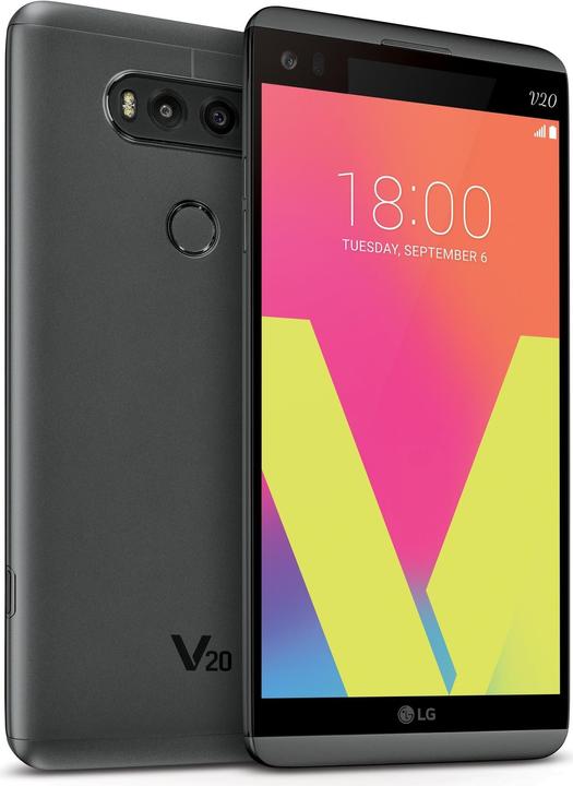 LG V20 (64 GB, Titan Gray, 5.70", Hybrid Dual SIM, 16 Mpx, 4G)