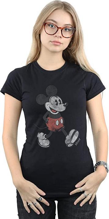 Actual product image Disney Womens/Ladies Walking Mickey Mouse Cotton T-Shirt (S)