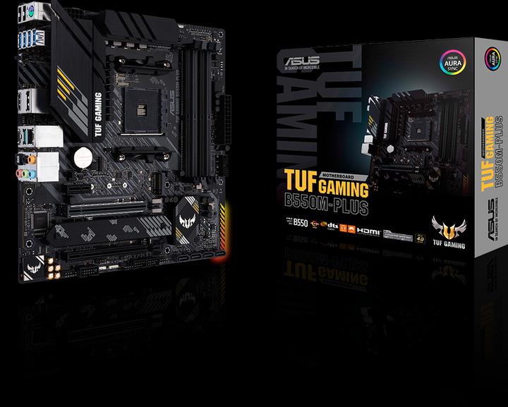Image du produit ASUS TUF GAMING B550M-PLUS (AM4, AMD B550, mATX)