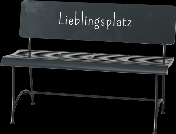 Actual product image Boltze Home Garden bench favorite iron, gray