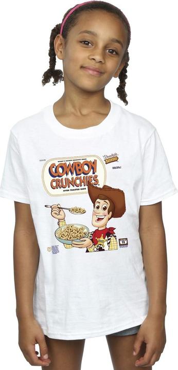 Actual product image Disney Girls Toy Story Woody Cowboy Crunchies Cotton T-Shirt (128)