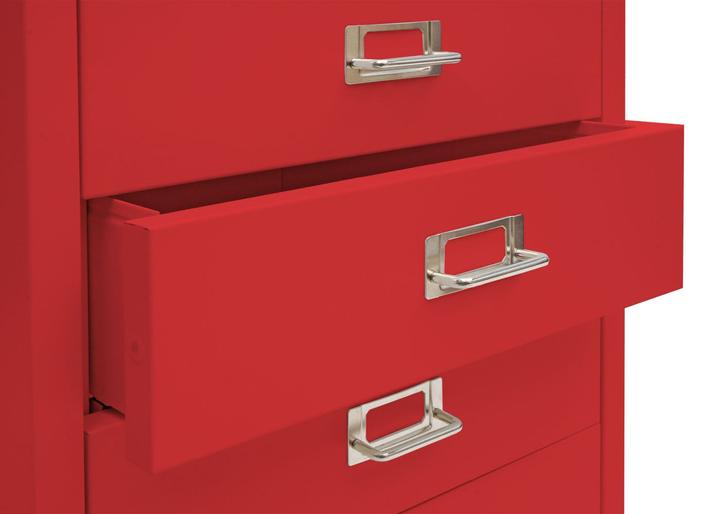 Actual product image Mendler Mobile pedestal HWC-L49, metal 75x40x41cm 6 drawers, red