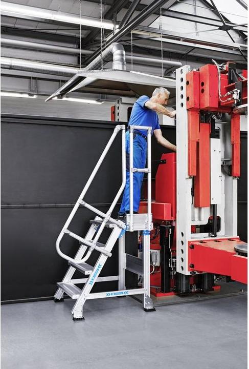 Actual product image Zarges LM stair landing with inclination 3 steps Z600 (Scaffolding, 100 cm)