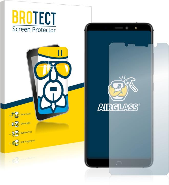 BROTECT AirGlass Verre (1 pièce(s), BQ Aquaris X2 Pro)