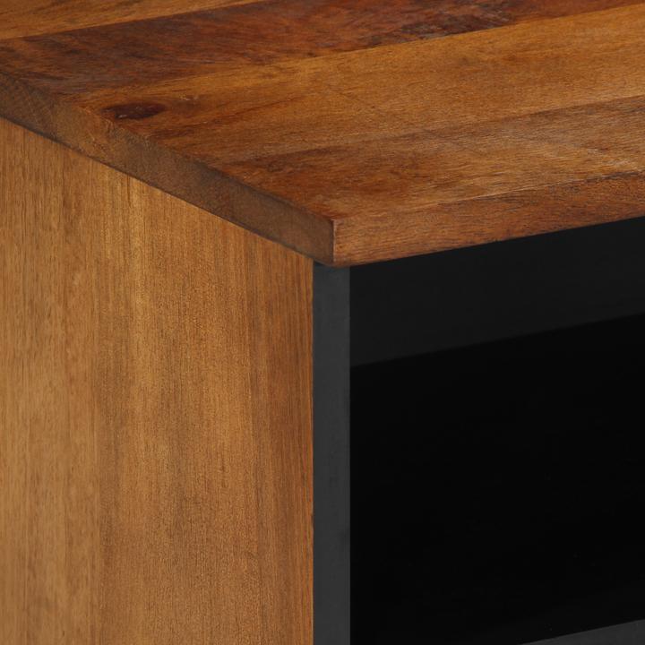 Image du produit VidaXL Meuble TV 100x33x46 cm en bois de manguier massif (100 x 33 x 46 cm)