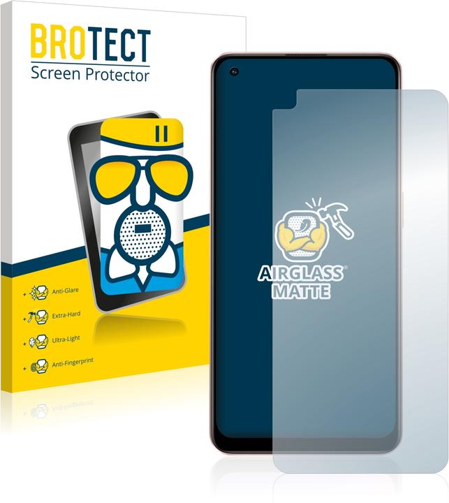 Produktbild BROTECT AirGlass Panzerglasfolie Matt (1 Stück, Oppo A96)