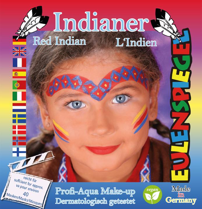 Actual product image Eulenspiegel Indian makeup set