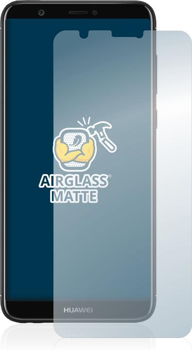 Productafbeelding BROTECT AirGlass Matte kogelwerende glasfolie (1 Stuk, Huawei P Smart (2018))