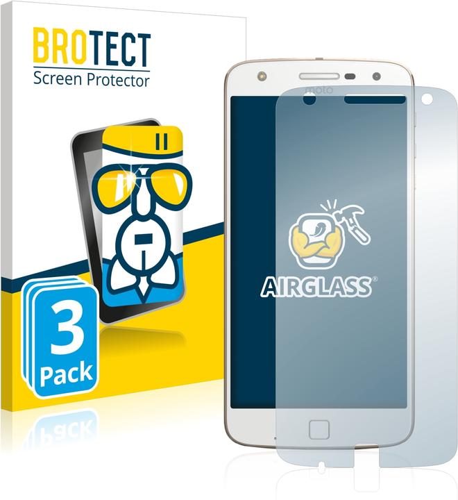 Image du produit BROTECT AirGlass Verre (3 pièce(s), Motorola Moto Z Play)
