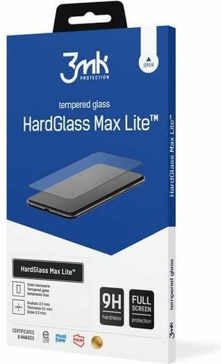 Image du produit 3MK HardGlass Max Lite pour Samsung Galaxy M34 5G cadre noir (1 pièce(s), Samsung Galaxy A34 5G)
