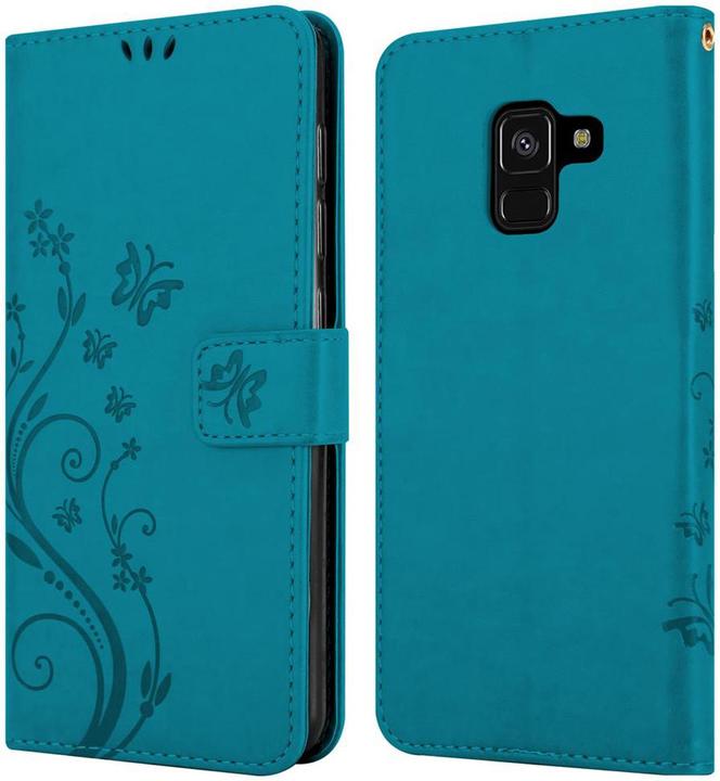 Actual product image Cadorabo Flower Book cover (Samsung Galaxy A8 (2018))
