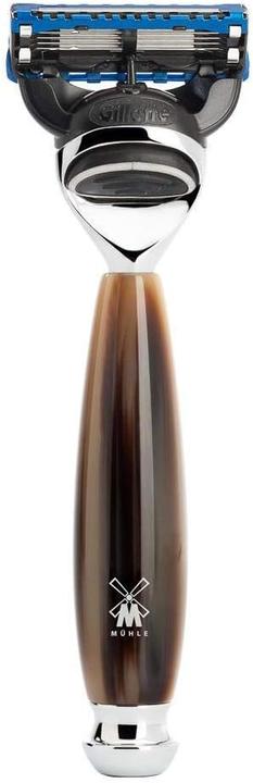 Actual product image Mühle Shaving set, 3-piece, shaving brush with pure badger hair, 5-blade razor
