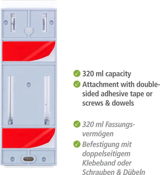 Label énergétique Wenko Desinfektion/Seifenspender