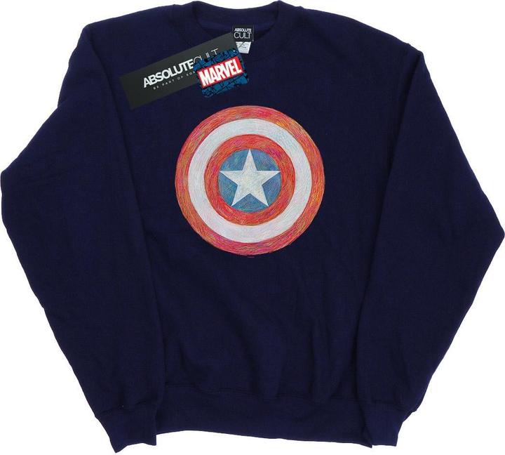 Captain America Sketched Shield Sweatshirt