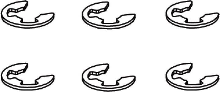 Actual product image Jamara E-clip 7mm Vo-Mj-Ti-Ho-In-LQ-SR10 VE6