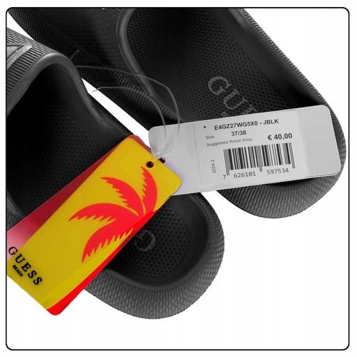 Actual product image Guess Gummi-Hausschuhe für Damen, Schwarz, 35/36 (35)