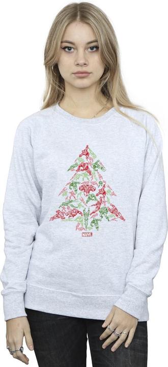 Image du produit - Sweat AVENGERS CHRISTMAS TREE - Femme (XXL)