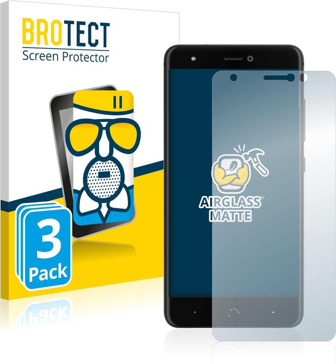 Immagine prodotto BROTECT AirGlass Vetro Opaco (3 Pezzo/i, BQ Aquaris X Pro)