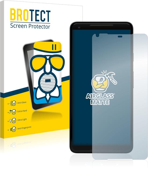 Actual product image BROTECT AirGlass Glass Matte (1 Piece, Google Pixel 2 XL)