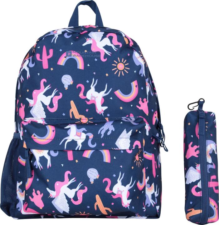Immagine prodotto Mountain Warehouse Bookworm Unicorno 15L Zaino e Astuccio Portapenne (15 l)