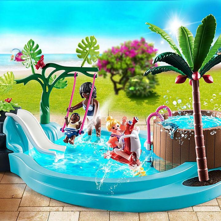 Actual product image Playmobil Children's pool with whirlpool (70611, Playmobil Family Fun)