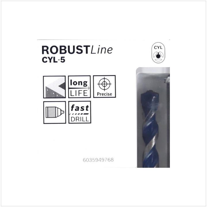 Actual product image Bosch Professional Zubehör Tungsten carbide Concrete twist drill- (4, 5, 6, 8, 10 mm)