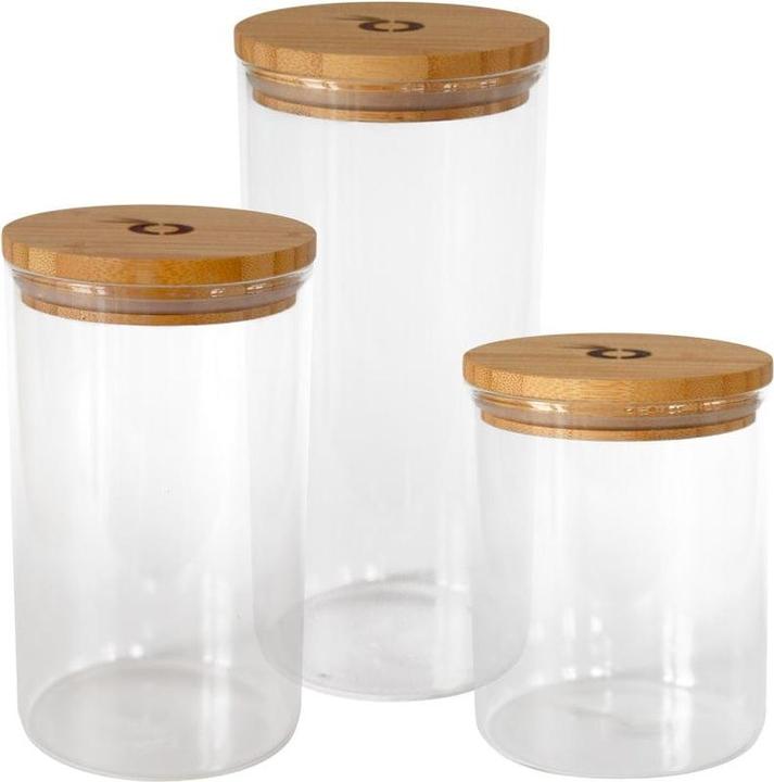 Produktbild Pandoo Vorratsglas mit Bambusdeckel (1.30 l)