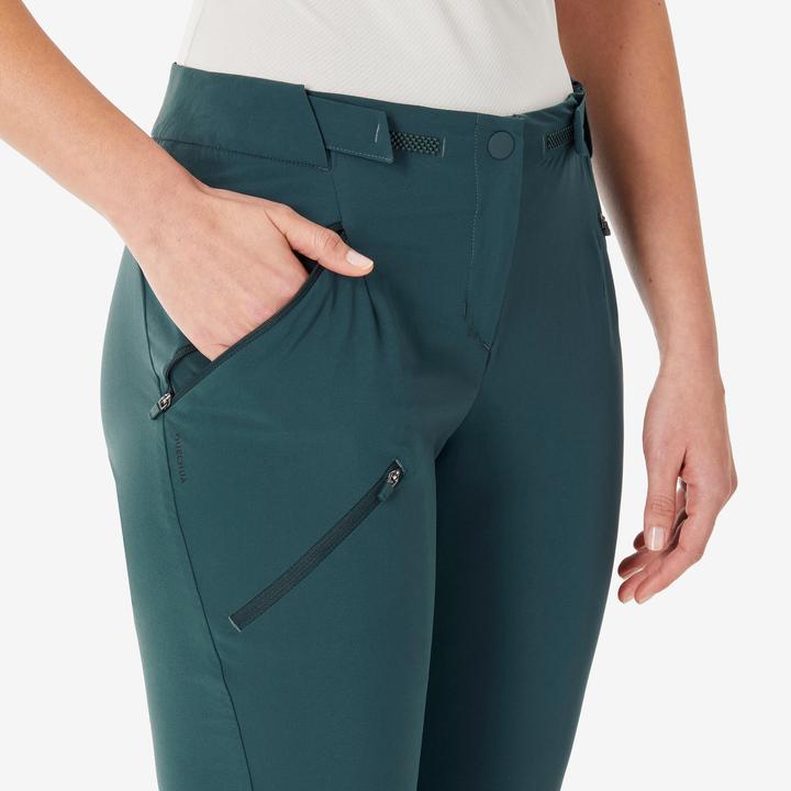 Image du produit Quechua Pantalon de randonnée femme, MH500 vert (S)