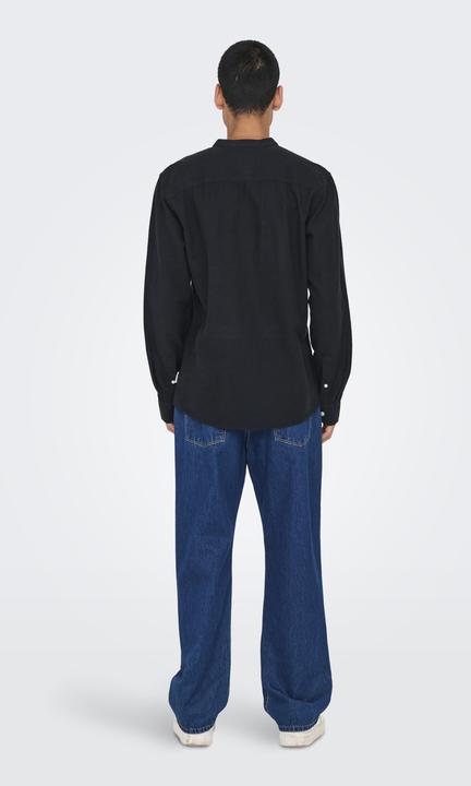 Image du produit Only & Sons Onscaiden Ls Lin Solid Mao Noos (XXL)