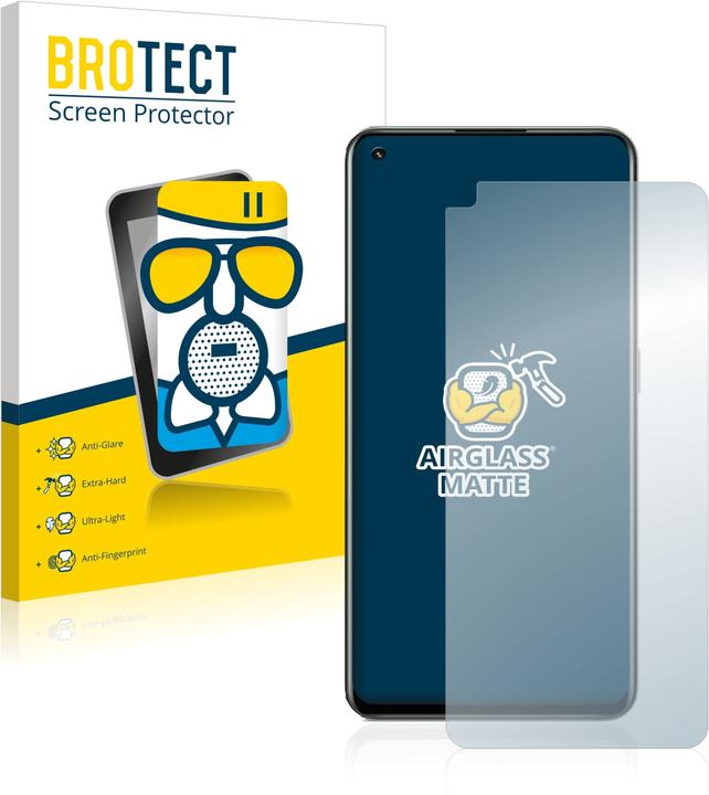 Produktbild BROTECT AirGlass Panzerglasfolie Matt (1 Stück, Realme GT 2 Pro)