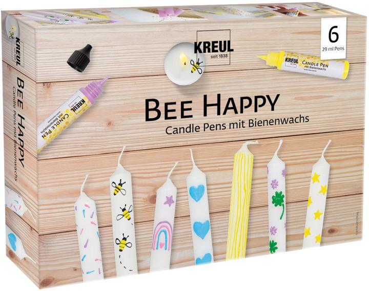 Kreul Bee Happy (Schwarz, Grün, Gelb, Rosa, Hellblau, Violett, 174 ml)